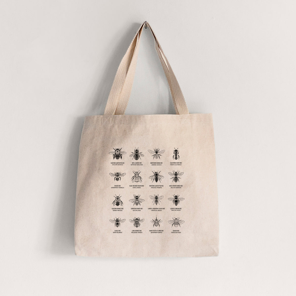 Bee Chart - Bees in North America - Tote Bag