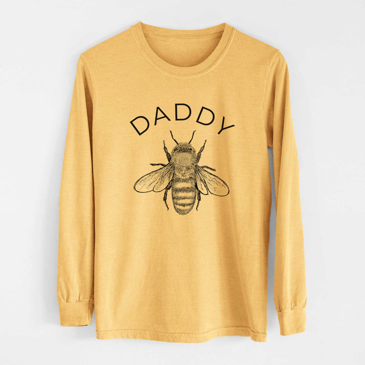 Daddy Bee - Men&#39;s Heavyweight 100% Cotton Long Sleeve