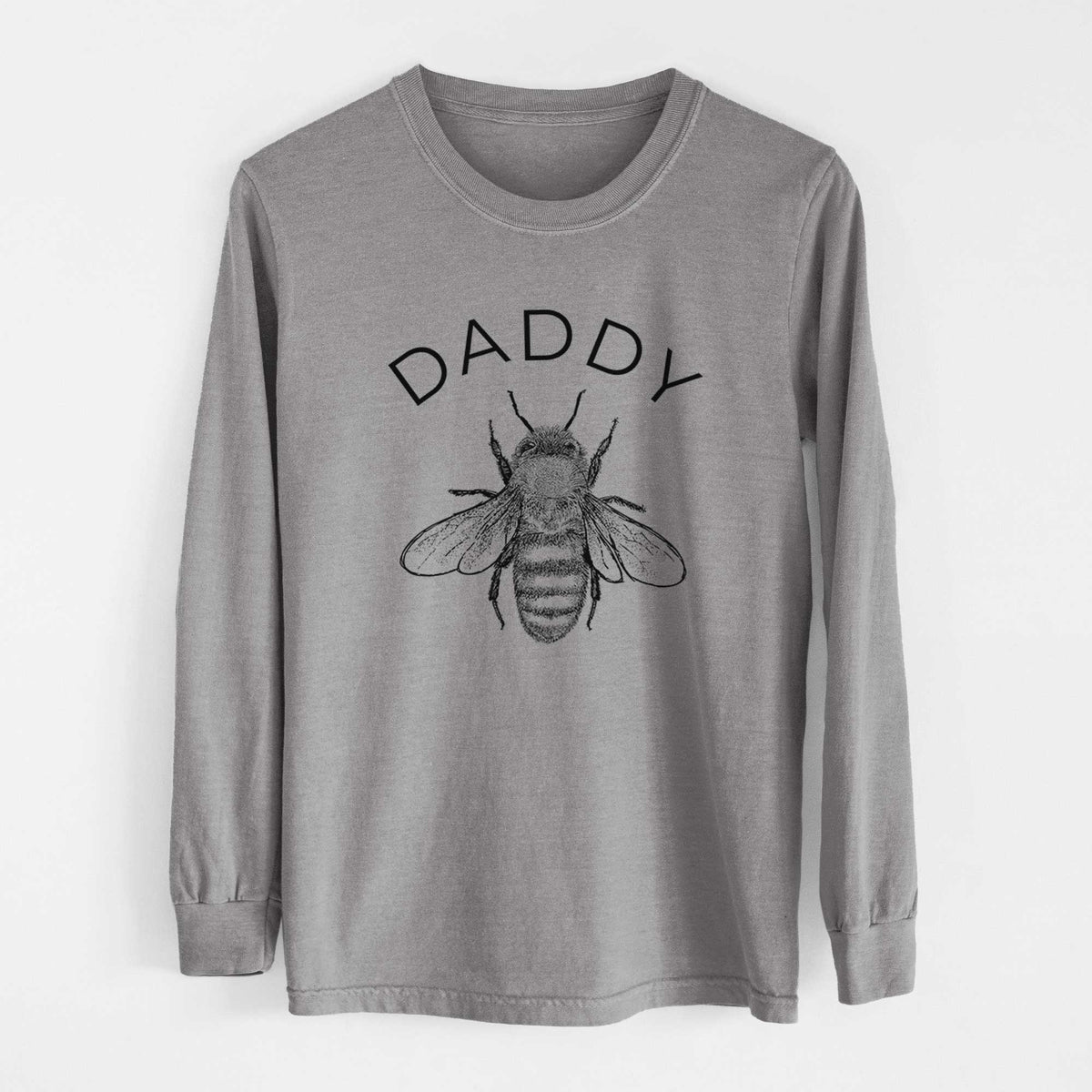 Daddy Bee - Men&#39;s Heavyweight 100% Cotton Long Sleeve