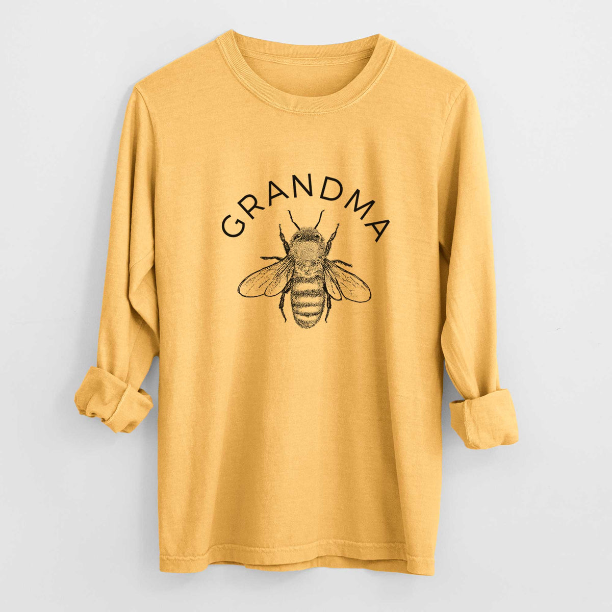 Grandma Bee - Men&#39;s Heavyweight 100% Cotton Long Sleeve