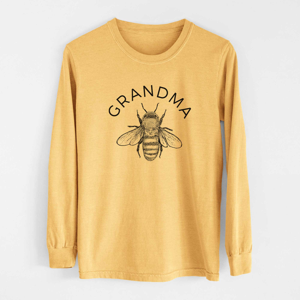 Grandma Bee - Men&#39;s Heavyweight 100% Cotton Long Sleeve