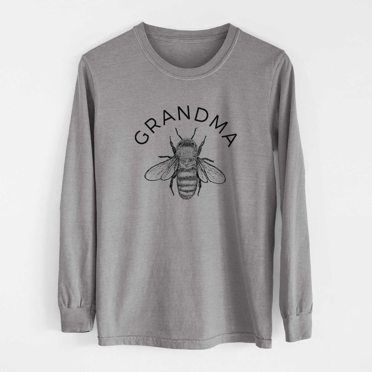 Grandma Bee - Men&#39;s Heavyweight 100% Cotton Long Sleeve