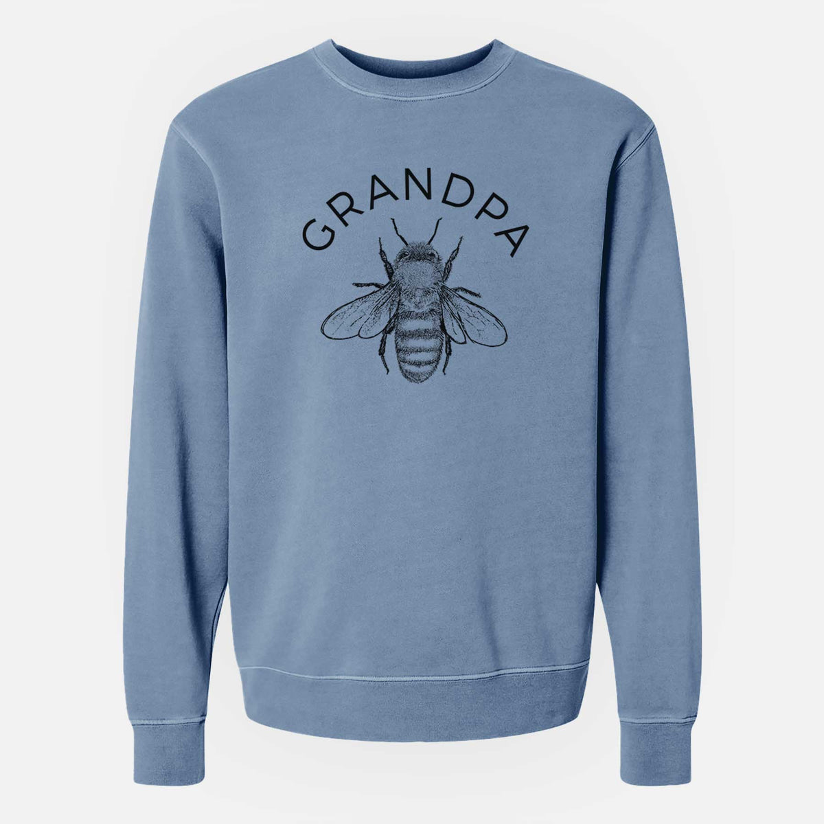 Grandpa Bee - Unisex Pigment Dyed Crew Sweatshirt