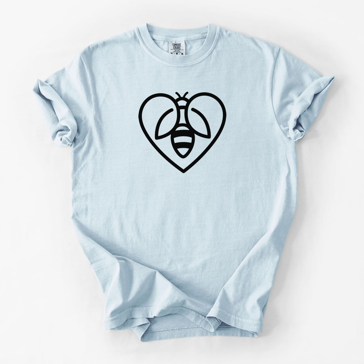Bee Heart Icon - Unisex Comfort Colors Garment-Dyed Heavyweight T-shirt