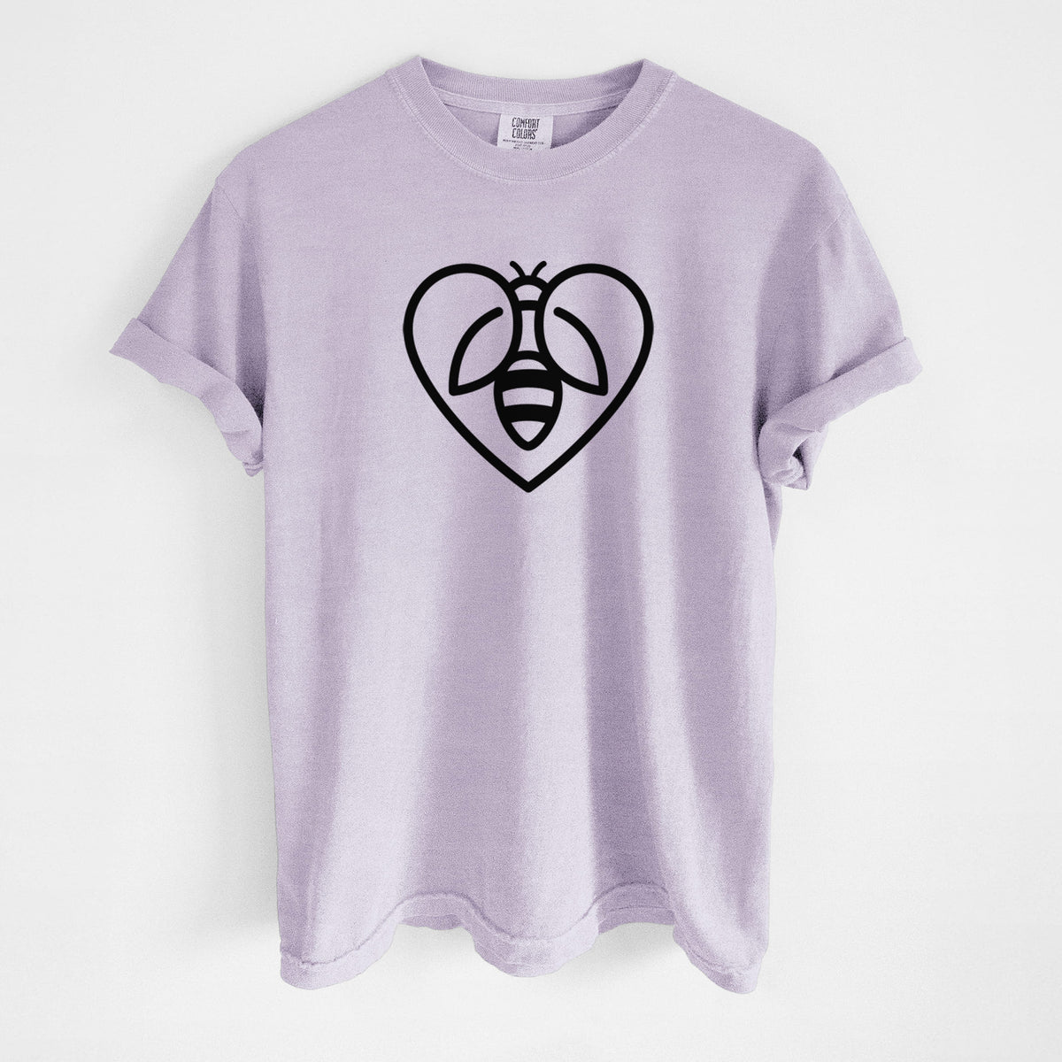 Bee Heart Icon - Unisex Comfort Colors Garment-Dyed Heavyweight T-shirt