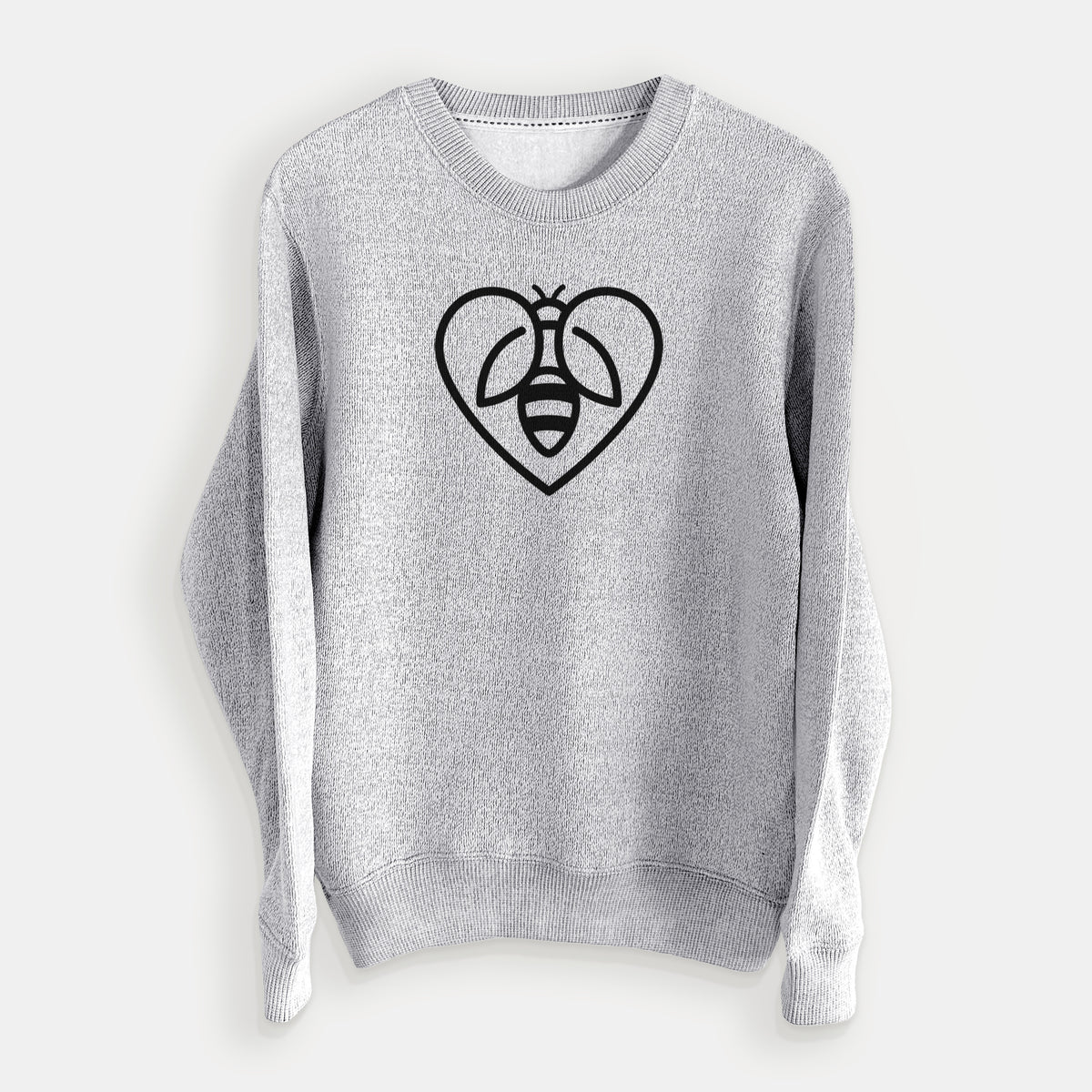 Bee Heart Icon - Knit Sweatshirt