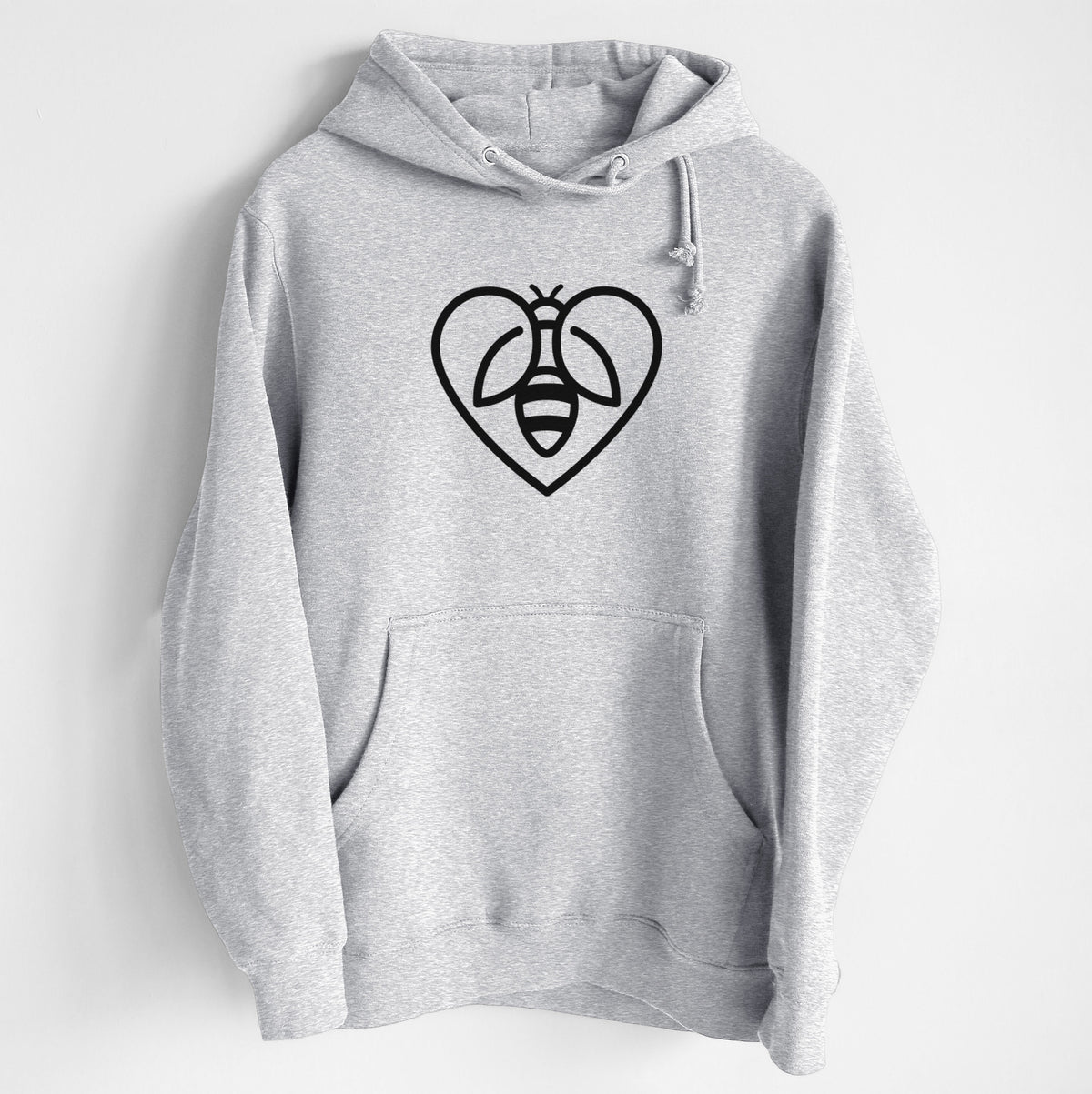 Bee Heart Icon - Heavyweight Fleece Hoodie