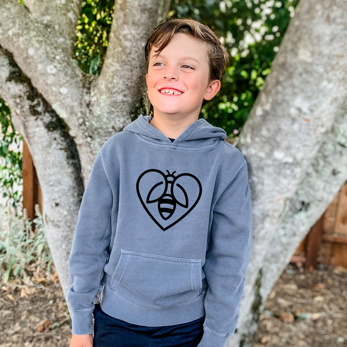 Sea Green Because Tees Youth Hoodie