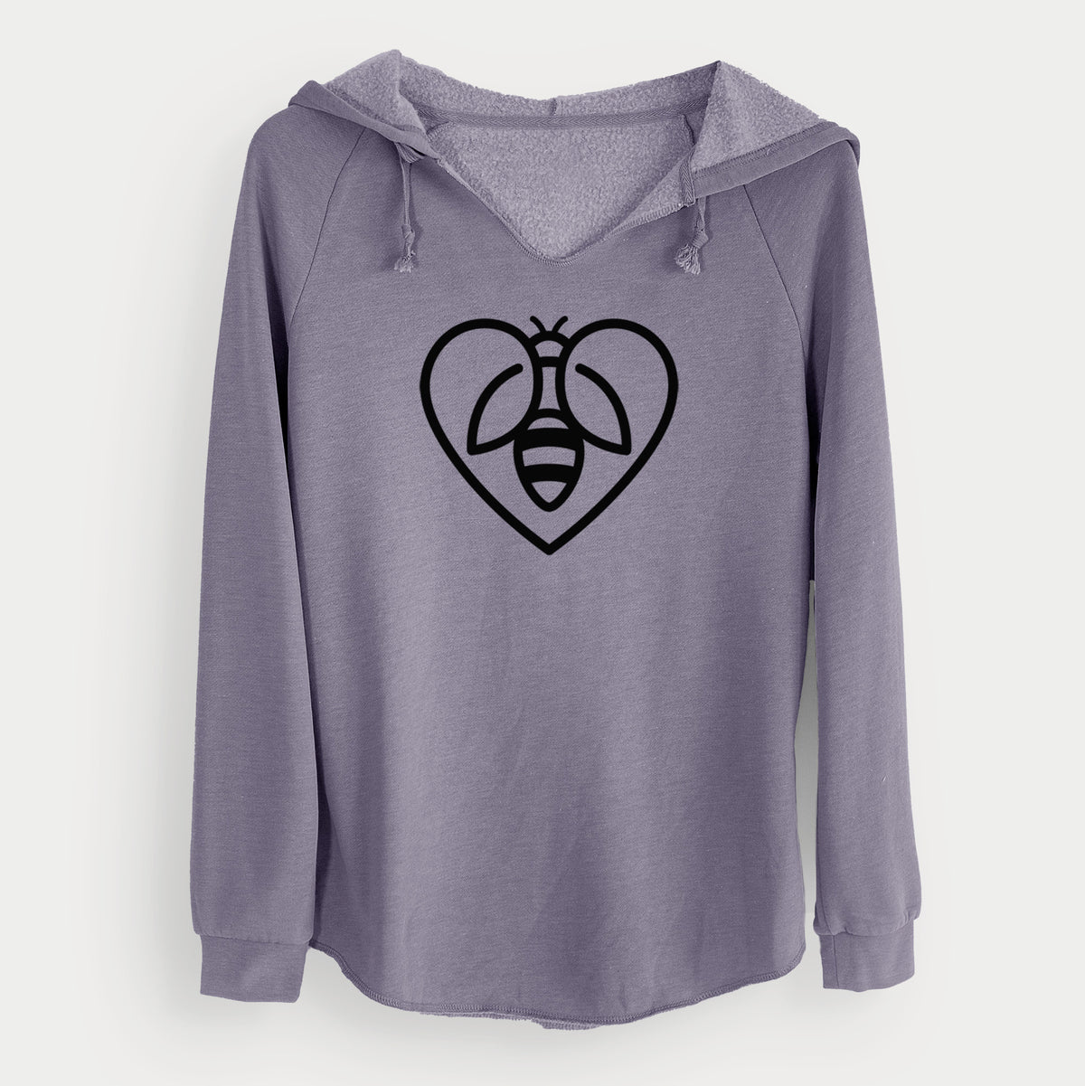Bee Heart Icon - Cali Wave Hooded Sweatshirt