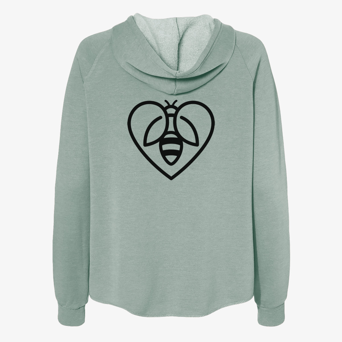 Bee Heart Icon - Women's Cali Wave Zip-Up Sweatshirt