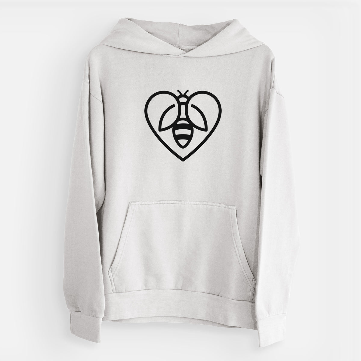 Bee Heart Icon  - Urban Heavyweight Hoodie