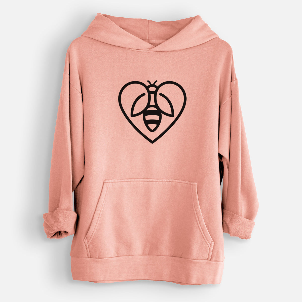 Bee Heart Icon  - Urban Heavyweight Hoodie