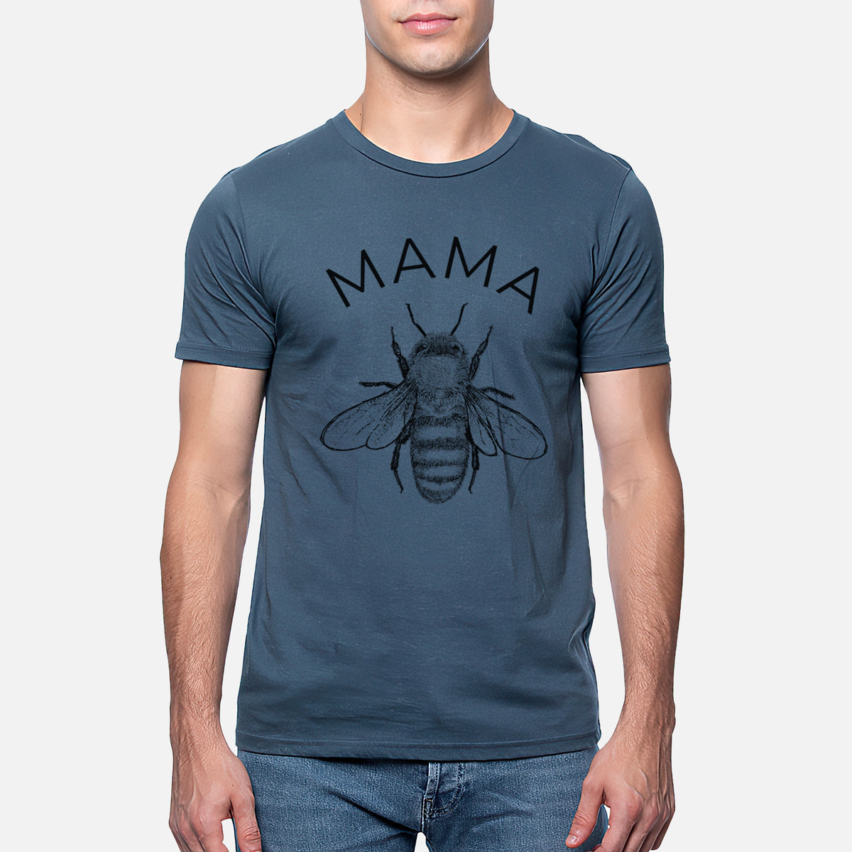 CLOSEOUT - Mama Bee - Unisex Crewneck - Made in USA - 100% Organic Cotton