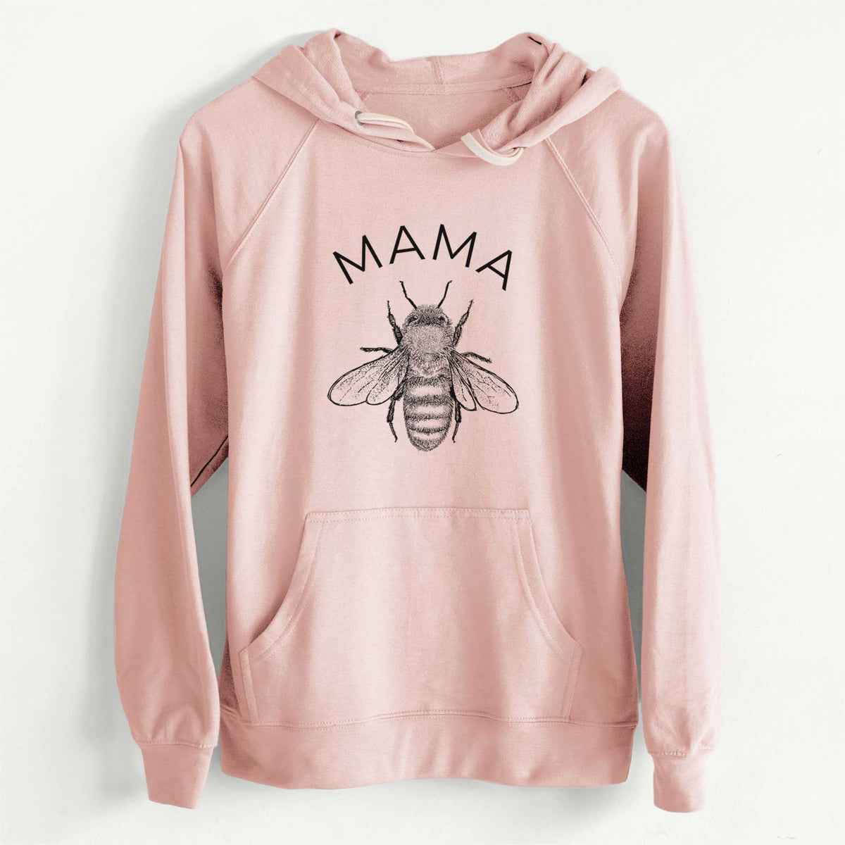 Mama Bee  - Unisex Slim Fit Loopback Terry Hoodie