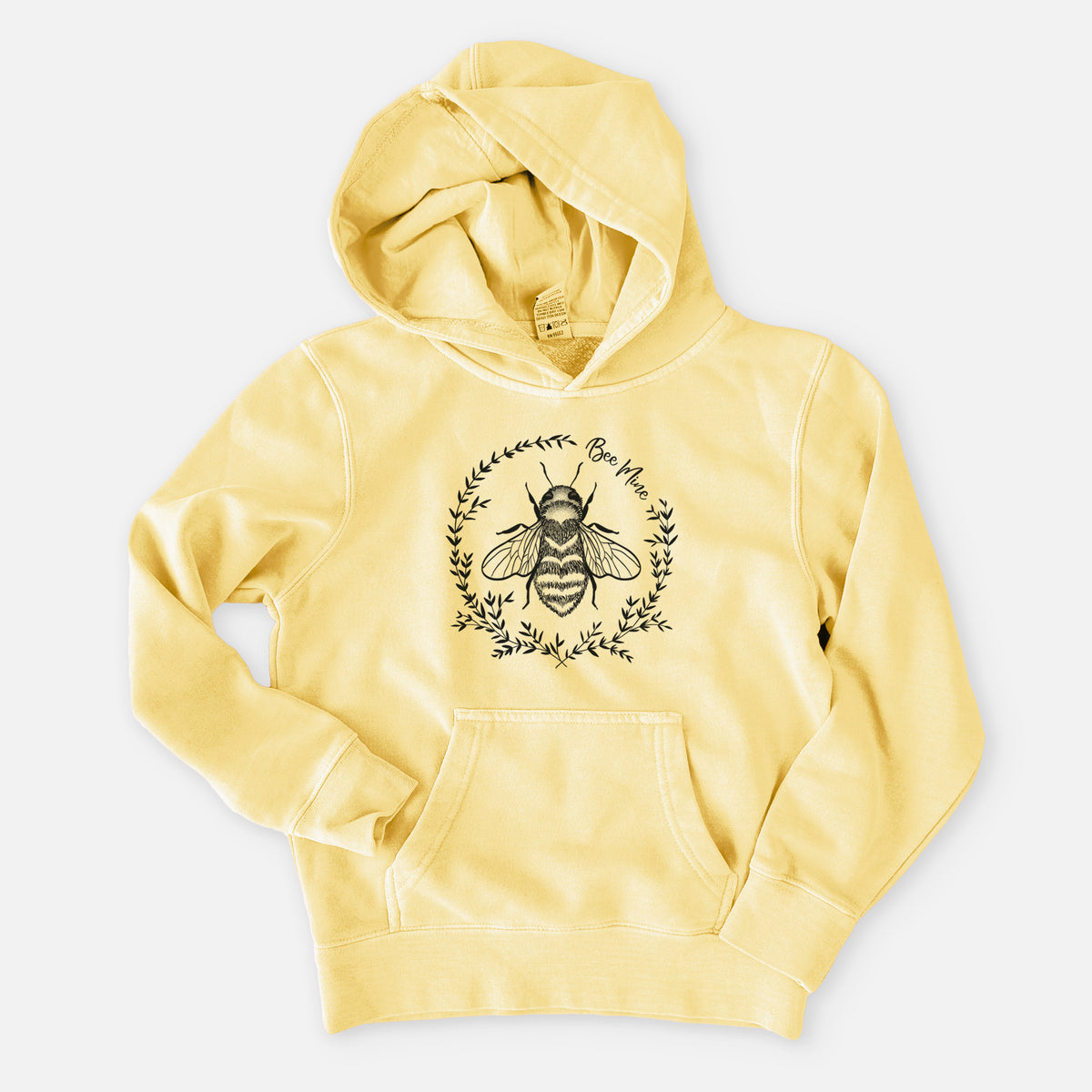 Bee Mine - Youth Pigment Dyed Hoodie