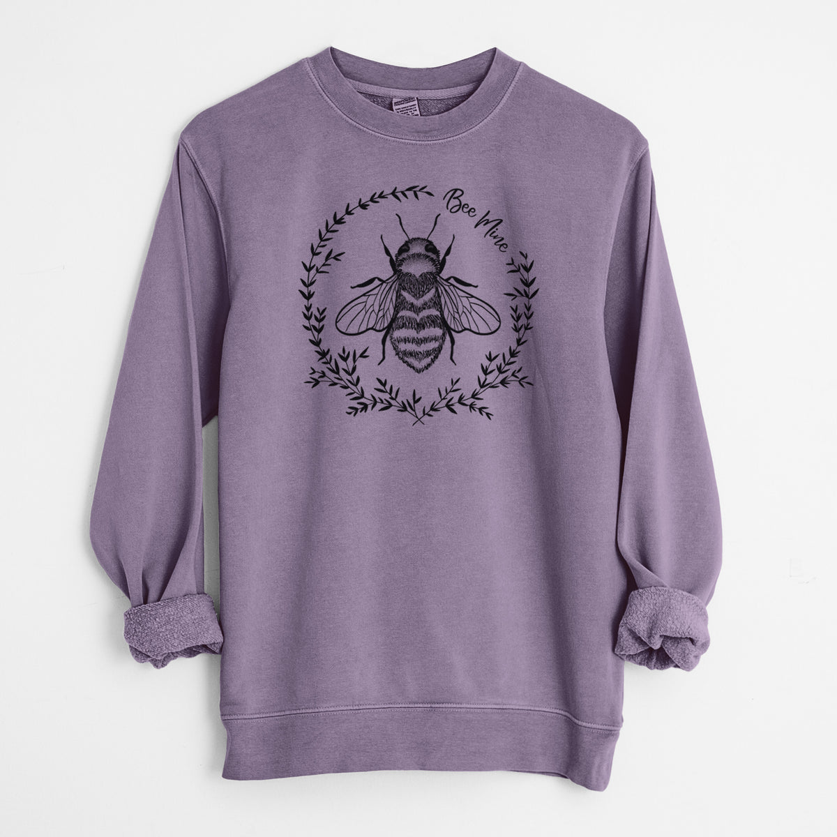 Bee Mine - Unisex Pigment Dyed Crew Sweatshirt