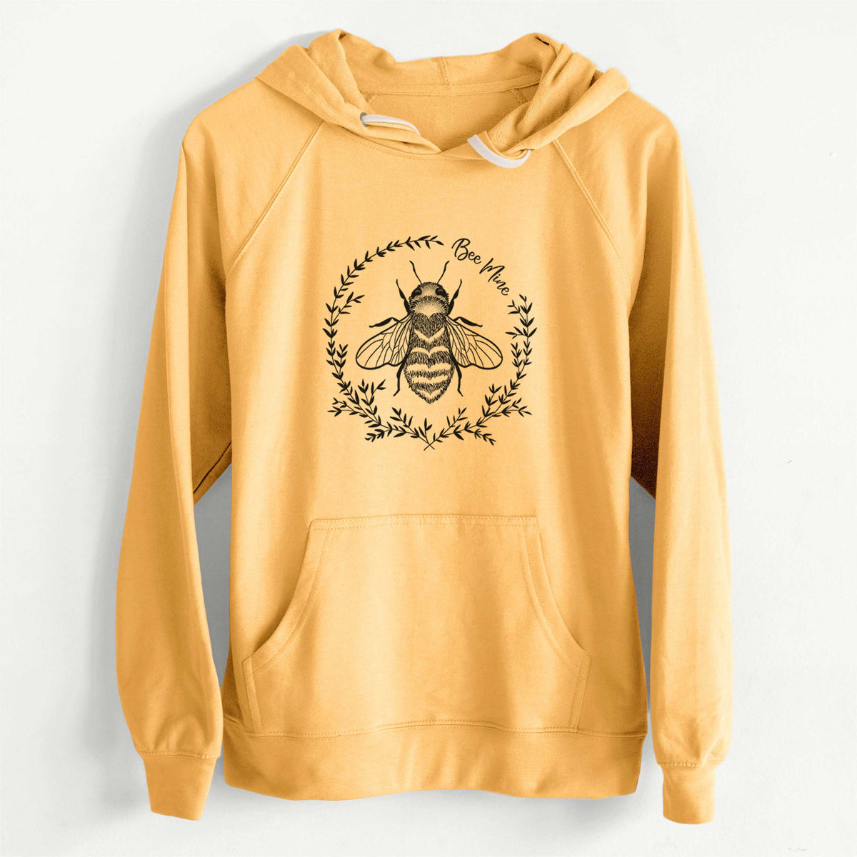 CLEARANCE - Bee Mine  - Unisex Slim Fit Loopback Terry Hoodie