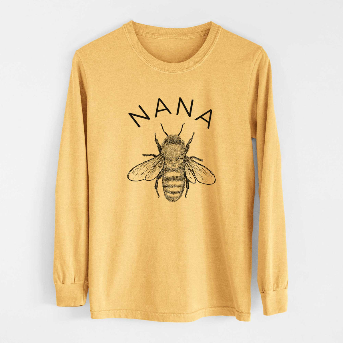 Nana Bee - Men&#39;s Heavyweight 100% Cotton Long Sleeve