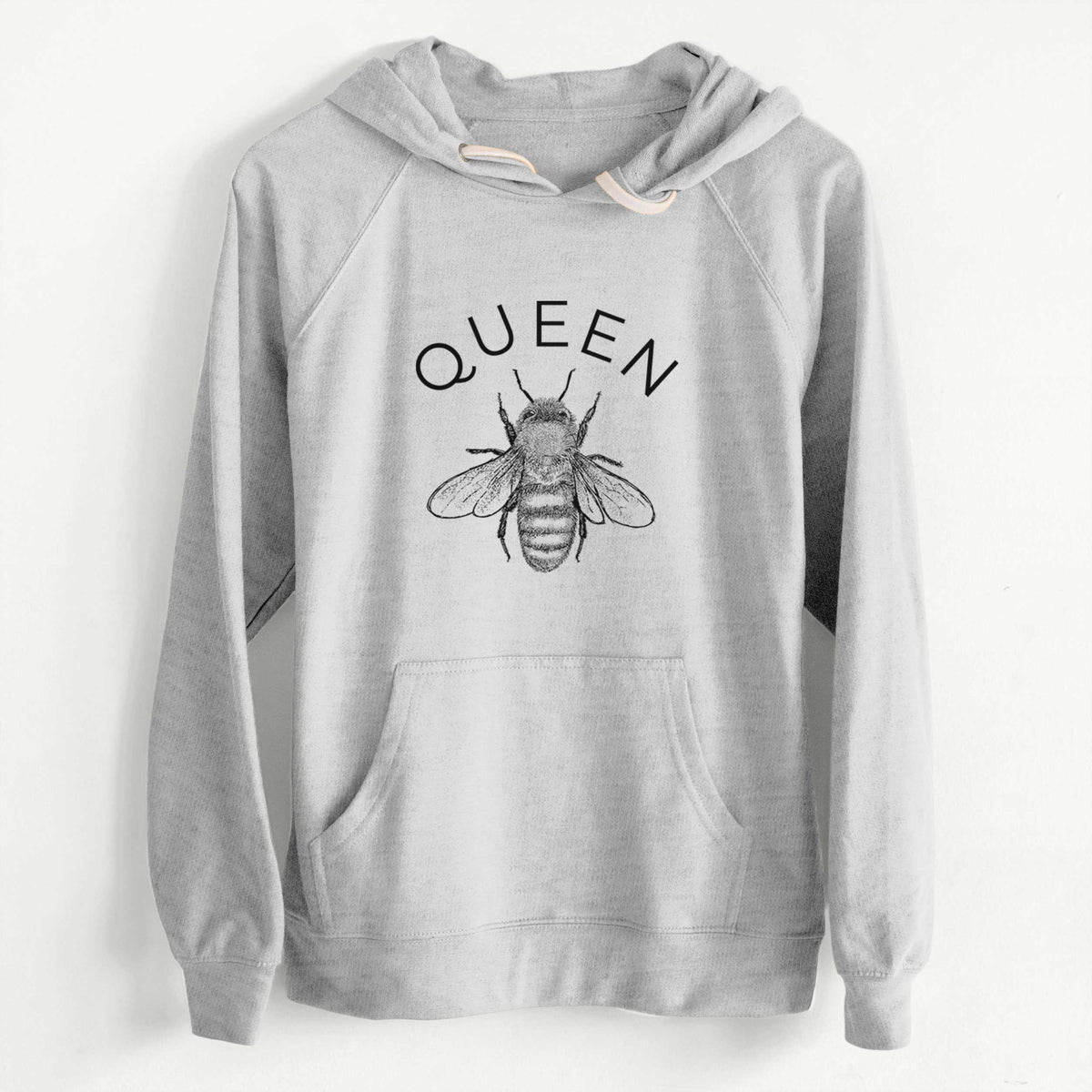 CLEARANCE - Queen Bee  - Unisex Slim Fit Loopback Terry Hoodie