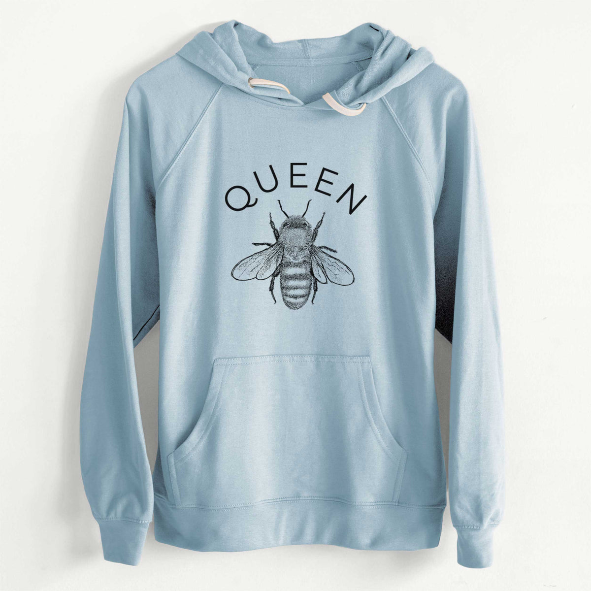 CLEARANCE - Queen Bee  - Unisex Slim Fit Loopback Terry Hoodie