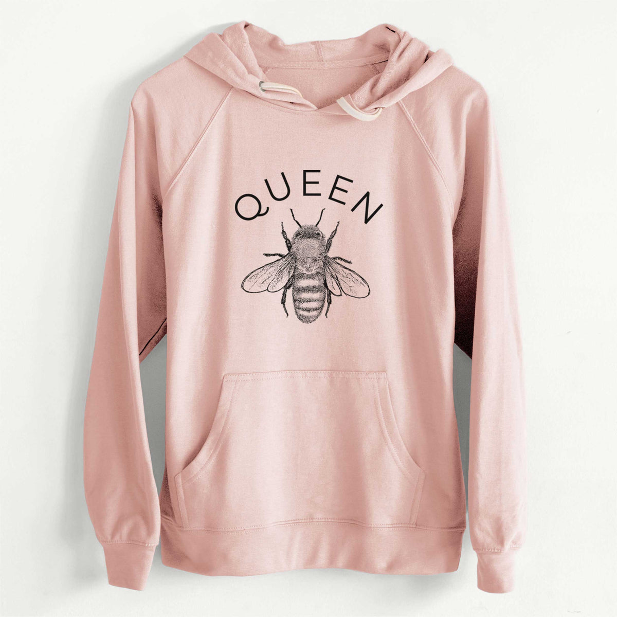 CLEARANCE - Queen Bee  - Unisex Slim Fit Loopback Terry Hoodie