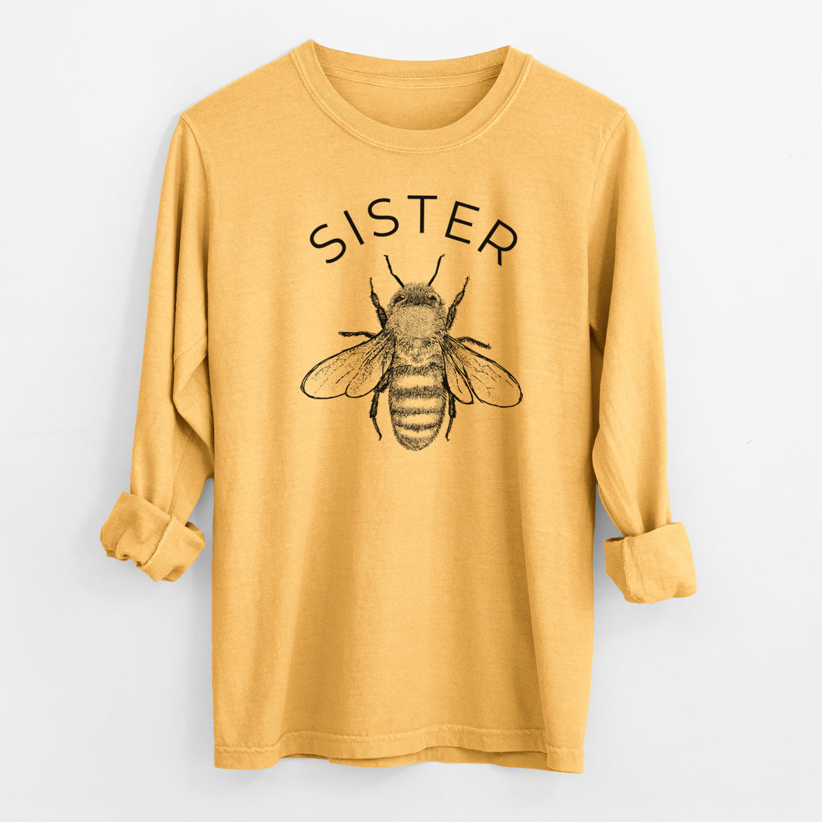 Sister Bee - Men&#39;s Heavyweight 100% Cotton Long Sleeve