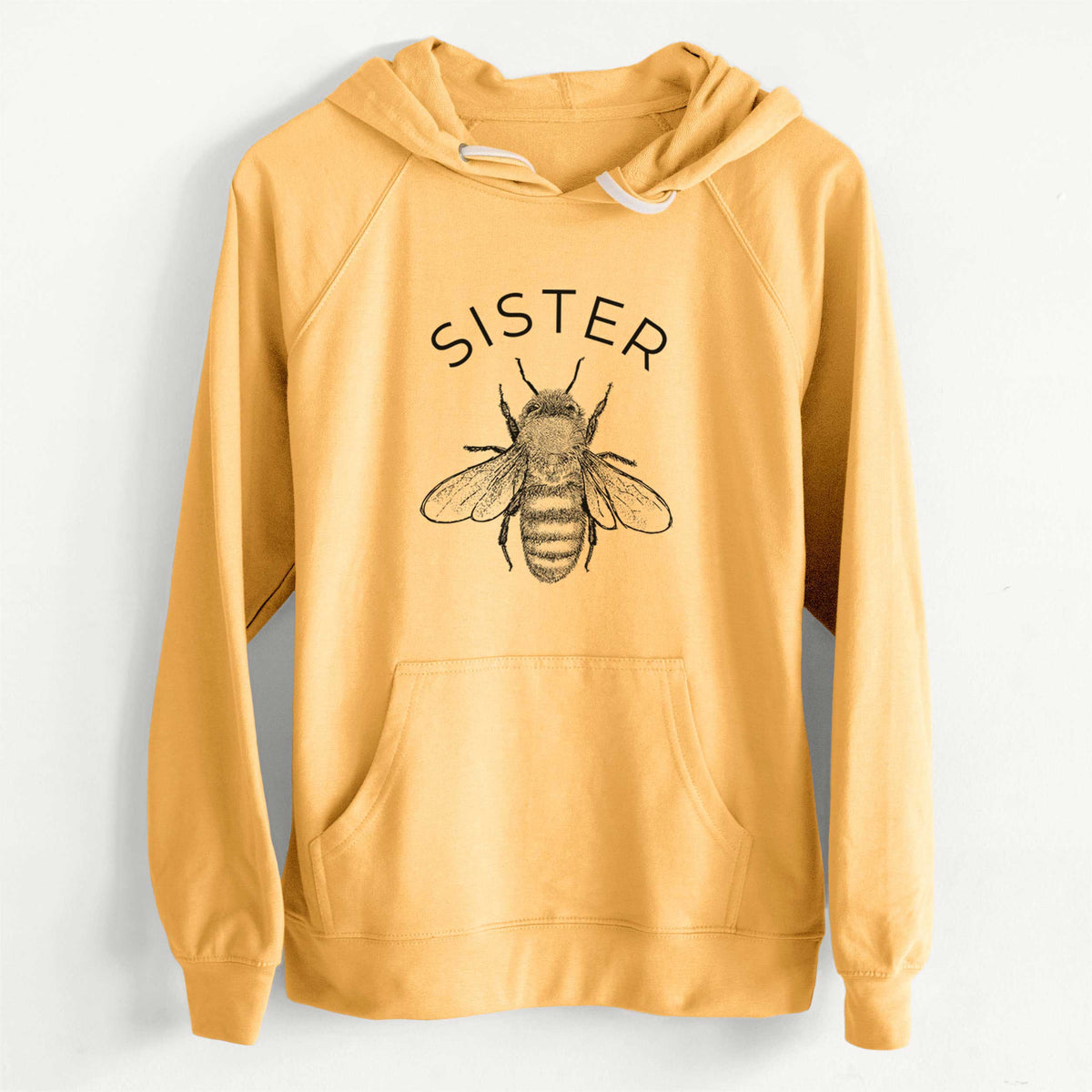 CLEARANCE - Sister Bee  - Unisex Slim Fit Loopback Terry Hoodie