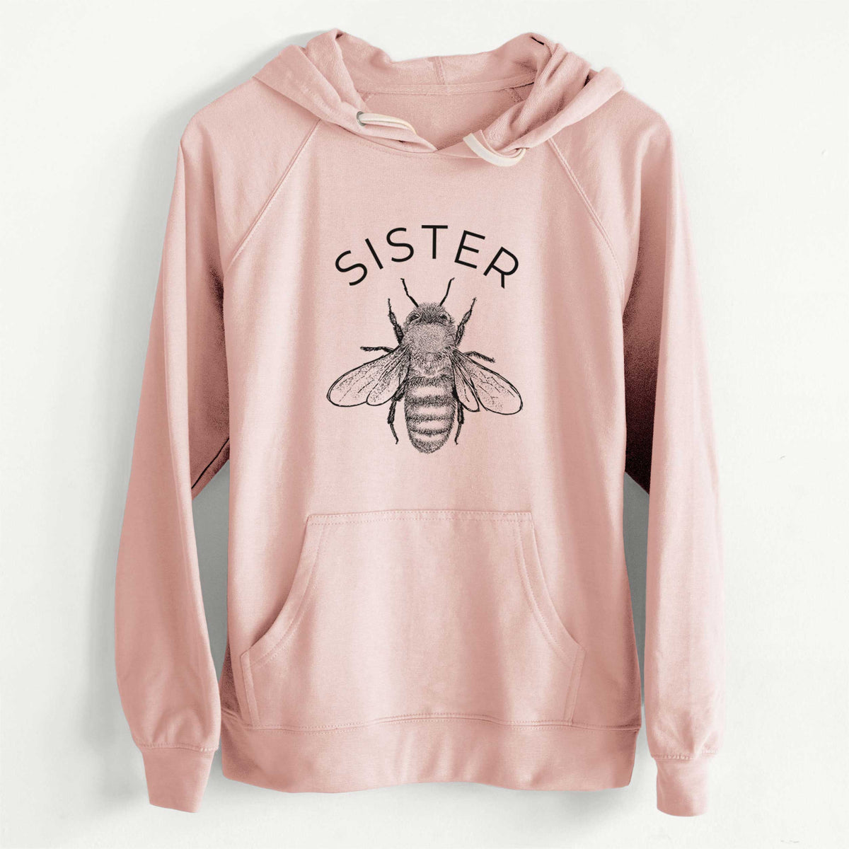 CLEARANCE - Sister Bee  - Unisex Slim Fit Loopback Terry Hoodie