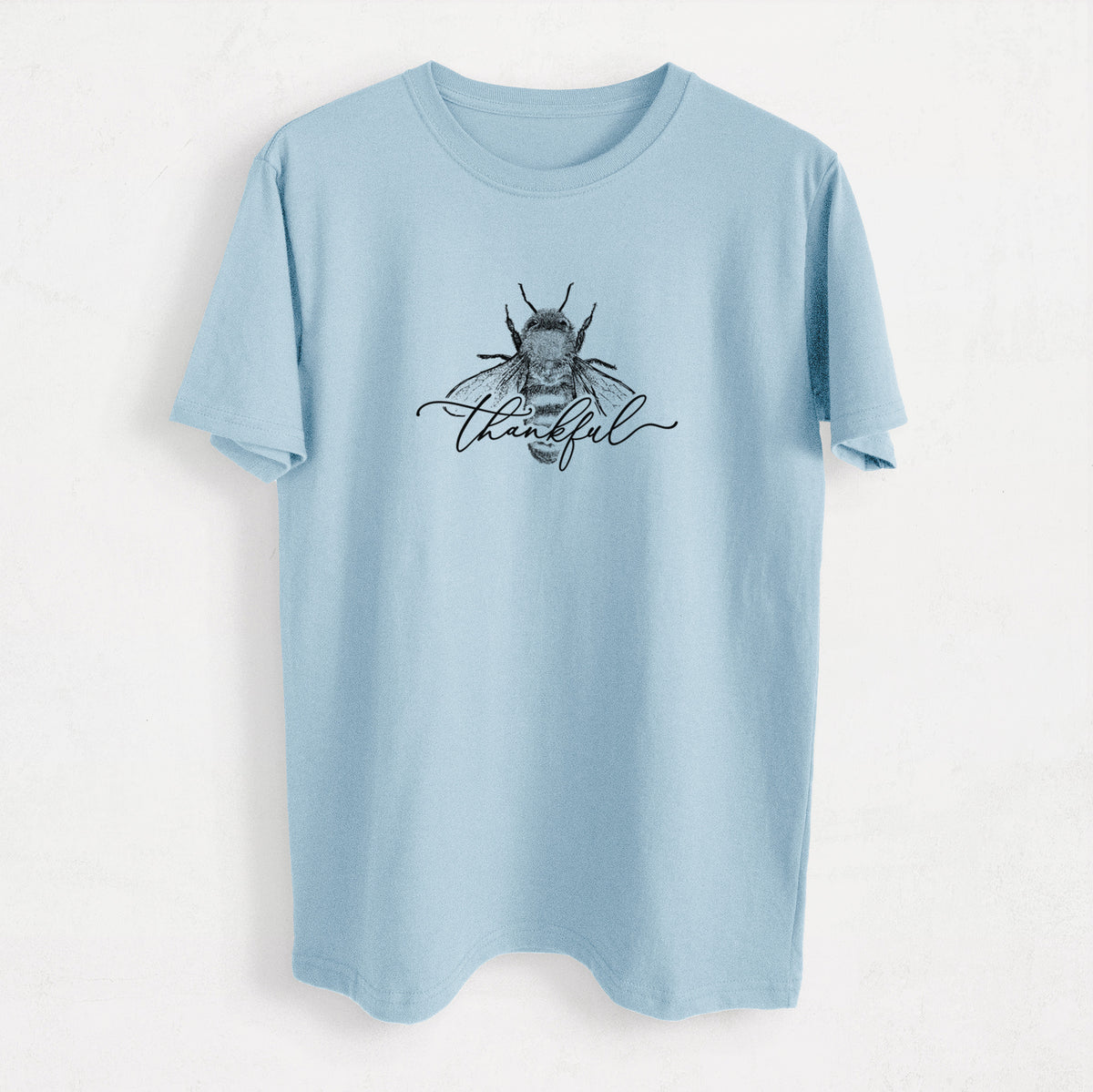 Bee Thankful - Heavyweight Men&#39;s 100% Organic Cotton Tee