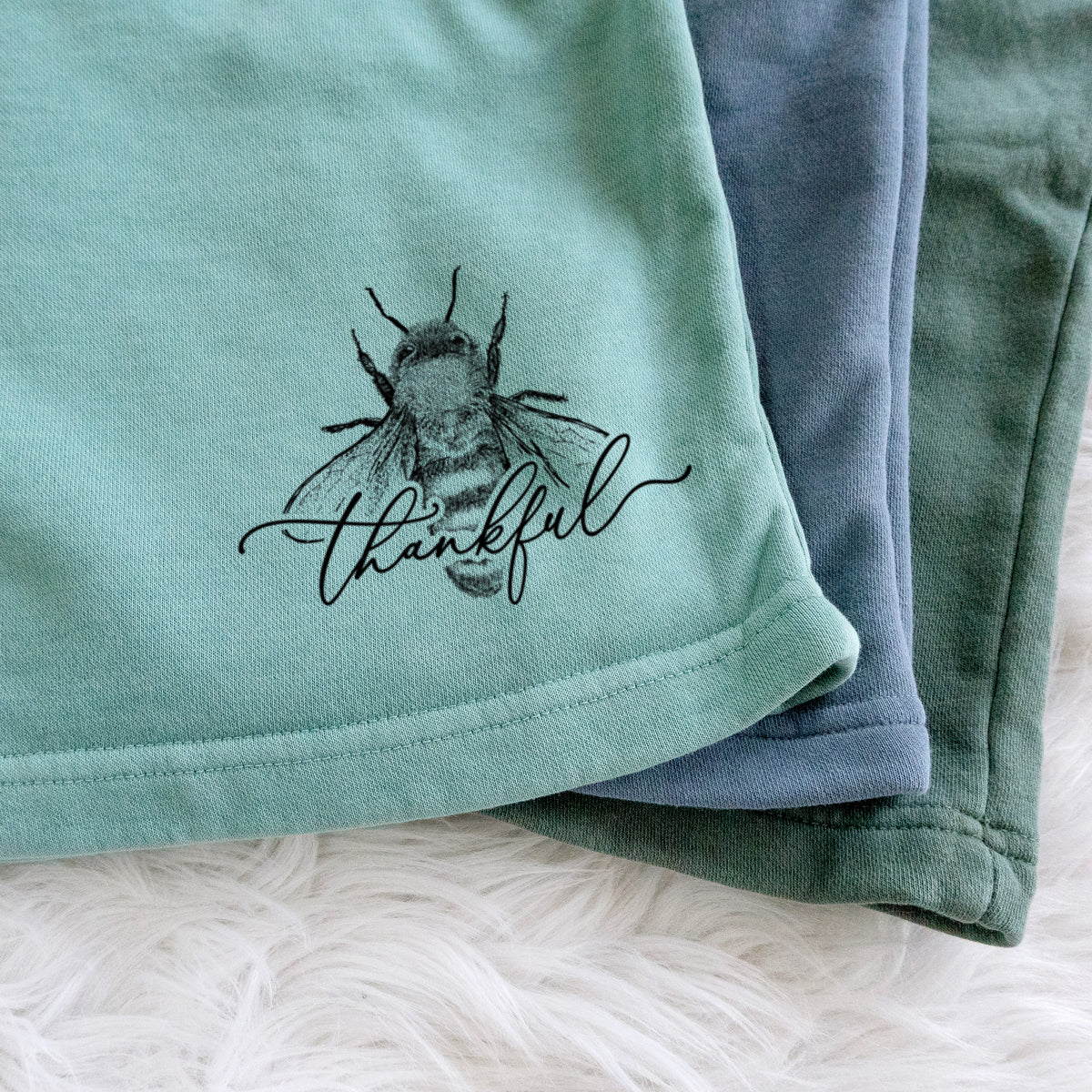 Bee Thankful - Unisex Pigment Dyed Shorts