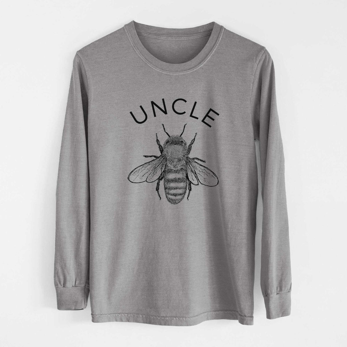 Uncle Bee - Men&#39;s Heavyweight 100% Cotton Long Sleeve