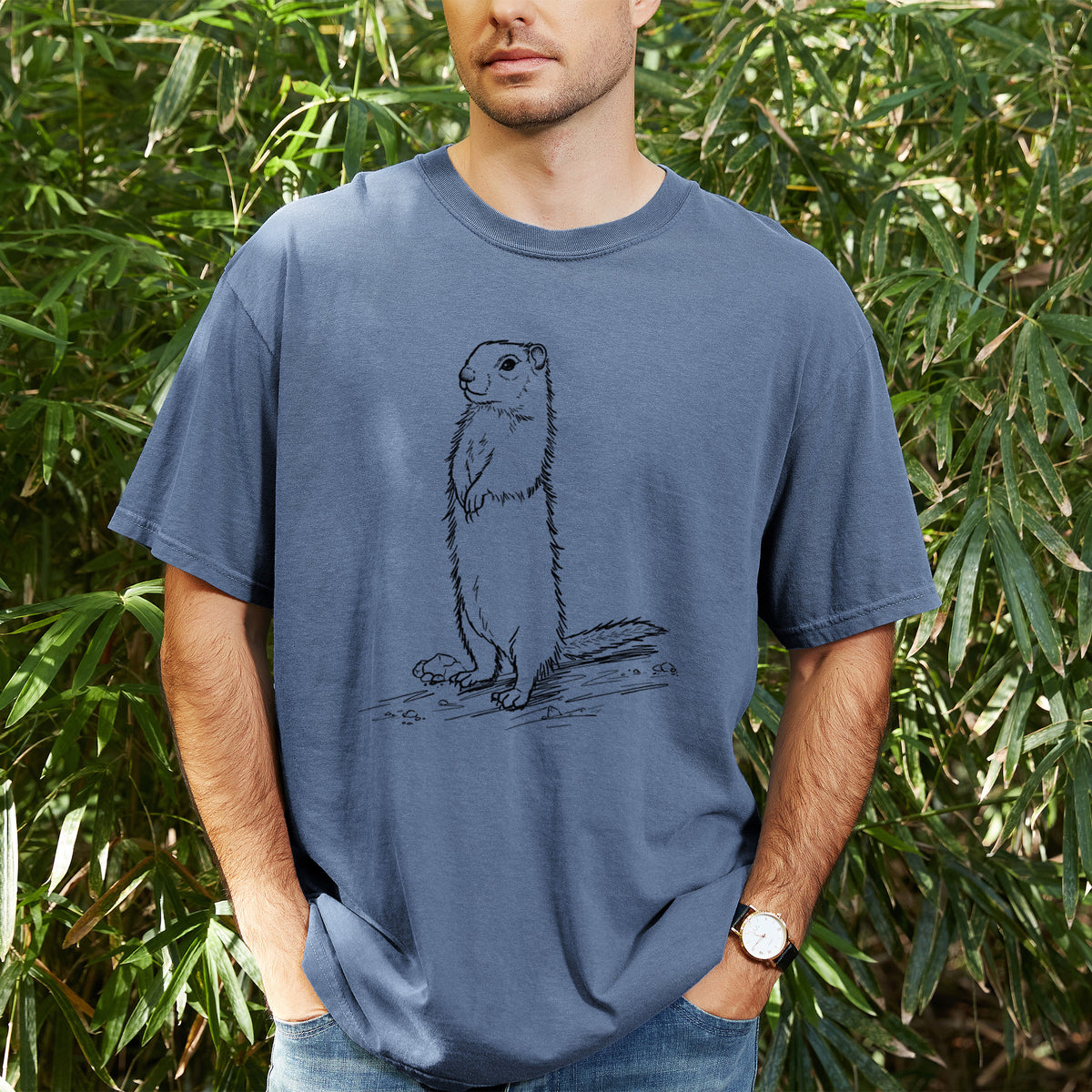 Belding&#39;s Ground Squirrel - Urocitellus beldingi - Unisex Comfort Colors Garment-Dyed Heavyweight T-shirt