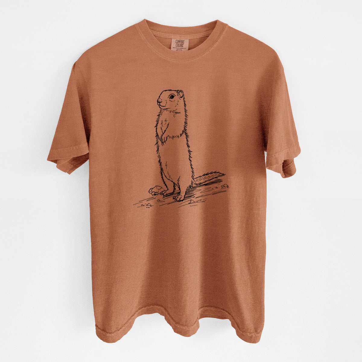 Belding&#39;s Ground Squirrel - Urocitellus beldingi - Unisex Comfort Colors Garment-Dyed Heavyweight T-shirt