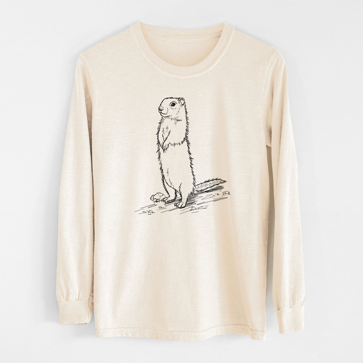 Belding&#39;s Ground Squirrel - Urocitellus beldingi - Unisex Comfort Colors 100% Cotton Long Sleeve