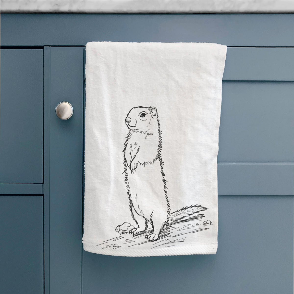 Belding&#39;s Ground Squirrel - Urocitellus beldingi Premium Decorative Hand Towel