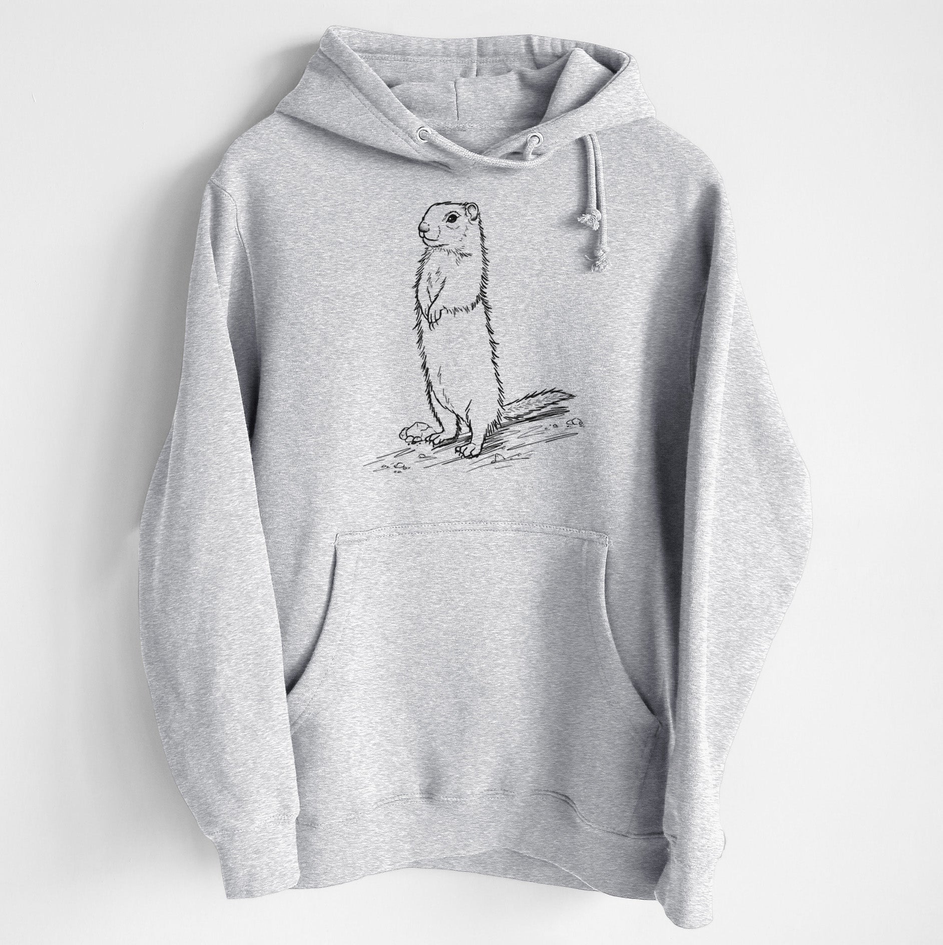 Belding's Ground Squirrel - Urocitellus beldingi - Heavyweight Fleece Hoodie