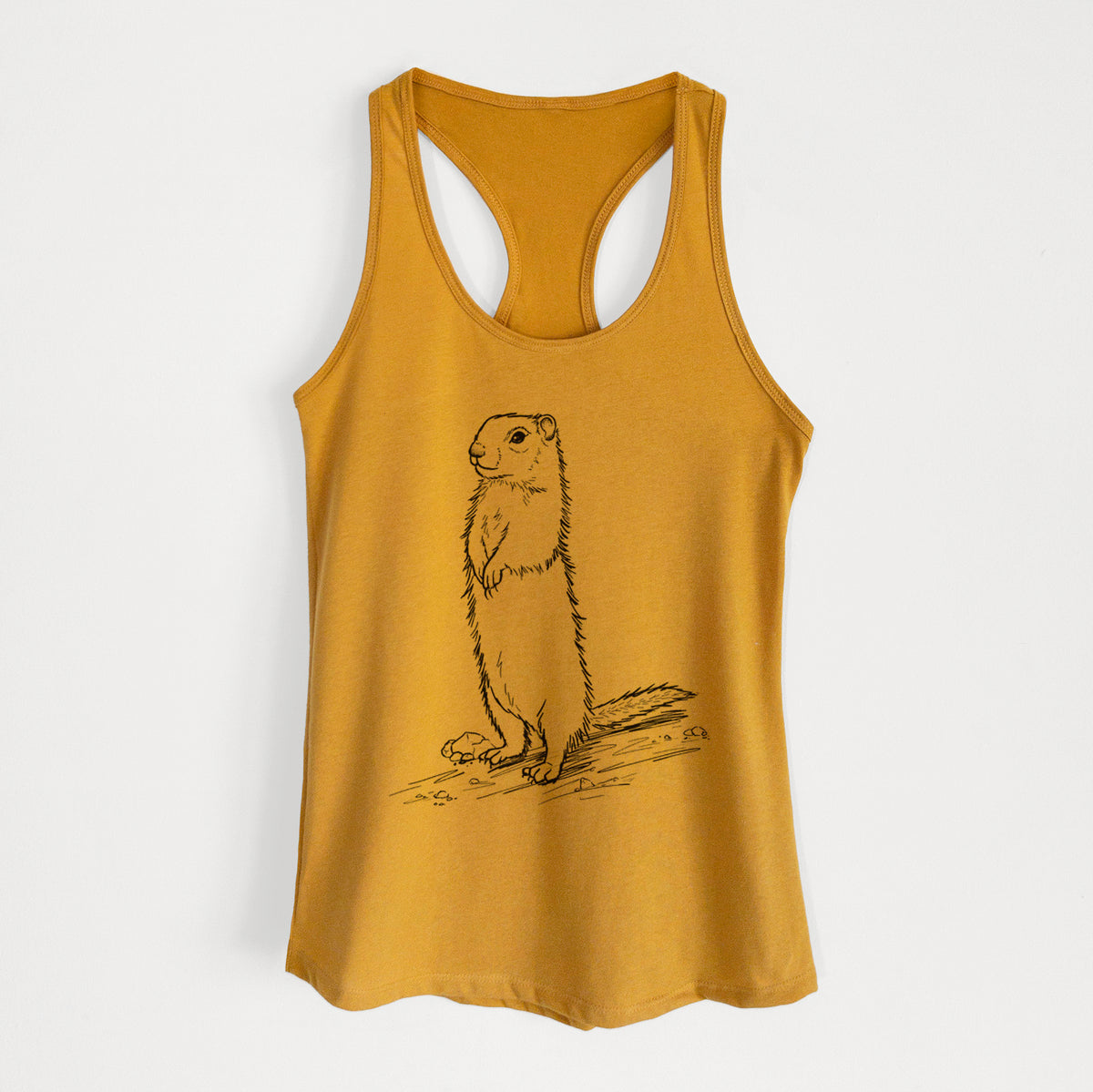 Belding&#39;s Ground Squirrel - Urocitellus beldingi - Women&#39;s Racerback Tanktop