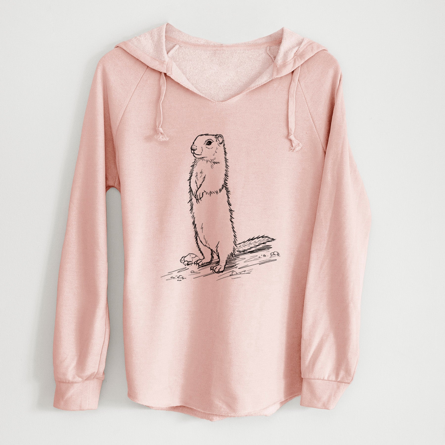 Belding's Ground Squirrel - Urocitellus beldingi - Cali Wave Hooded Sweatshirt