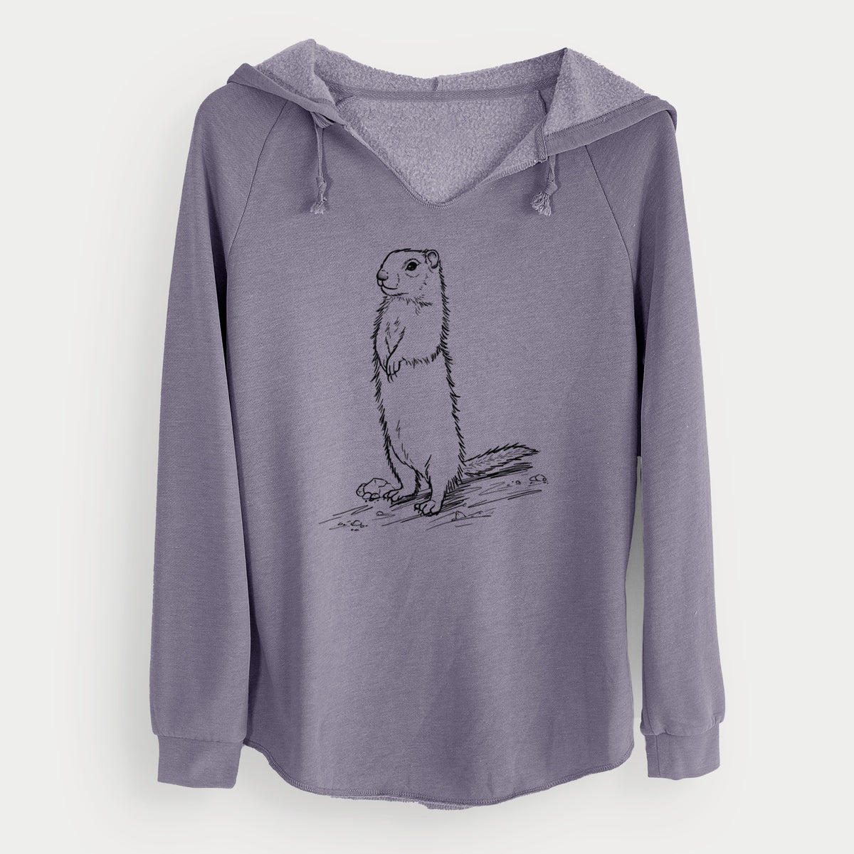 Belding's Ground Squirrel - Urocitellus beldingi - Cali Wave Hooded Sweatshirt