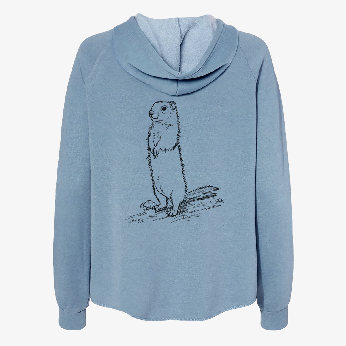 Belding's Ground Squirrel - Urocitellus beldingi - Women's Cali Wave Zip-Up Sweatshirt