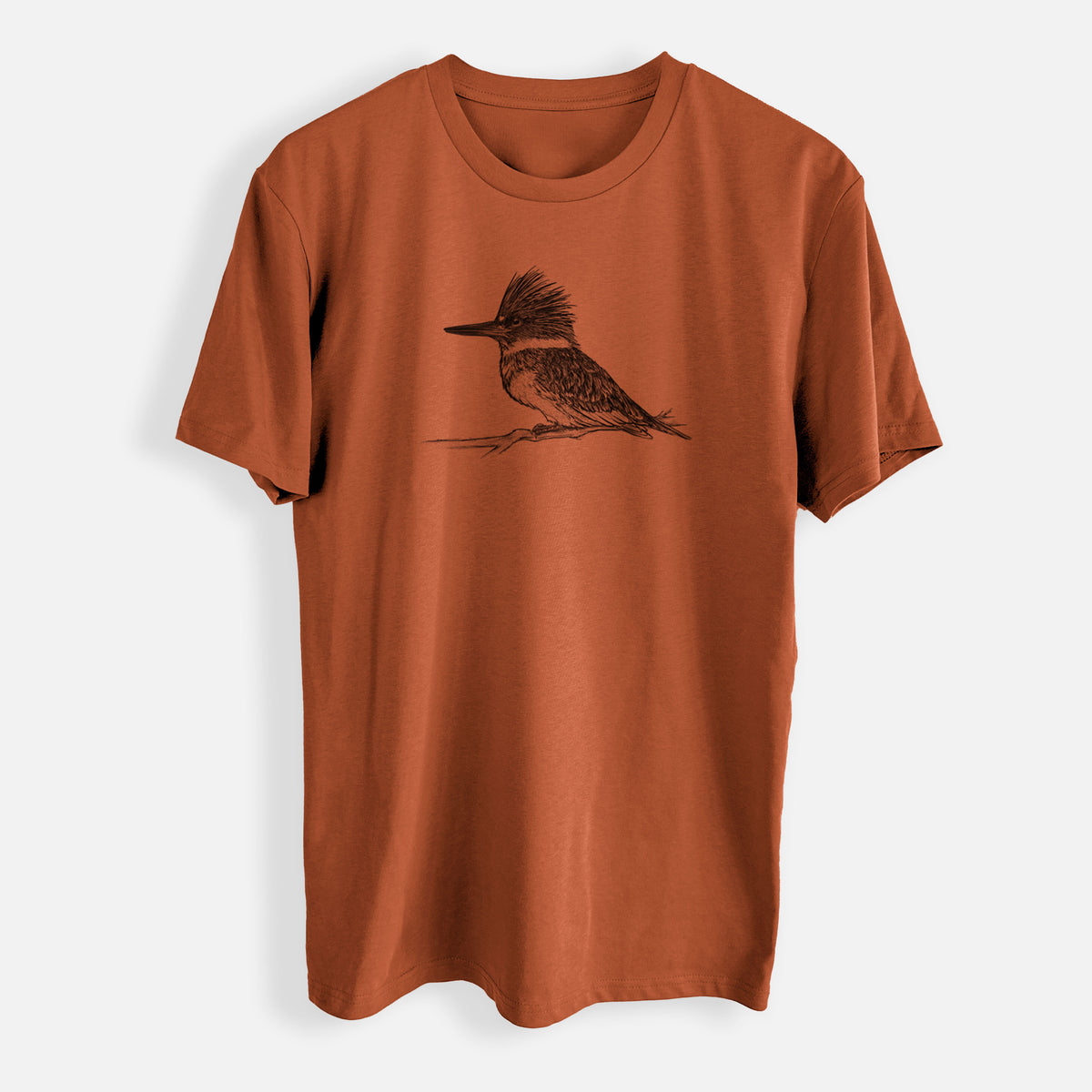 Belted Kingfisher - Megaceryle alcyon - Mens Everyday Staple Tee