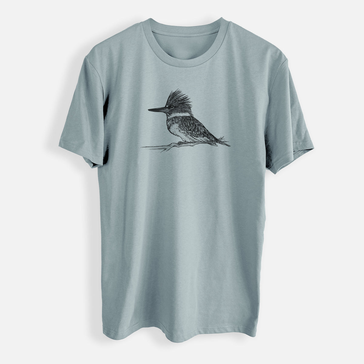 Belted Kingfisher - Megaceryle alcyon - Mens Everyday Staple Tee