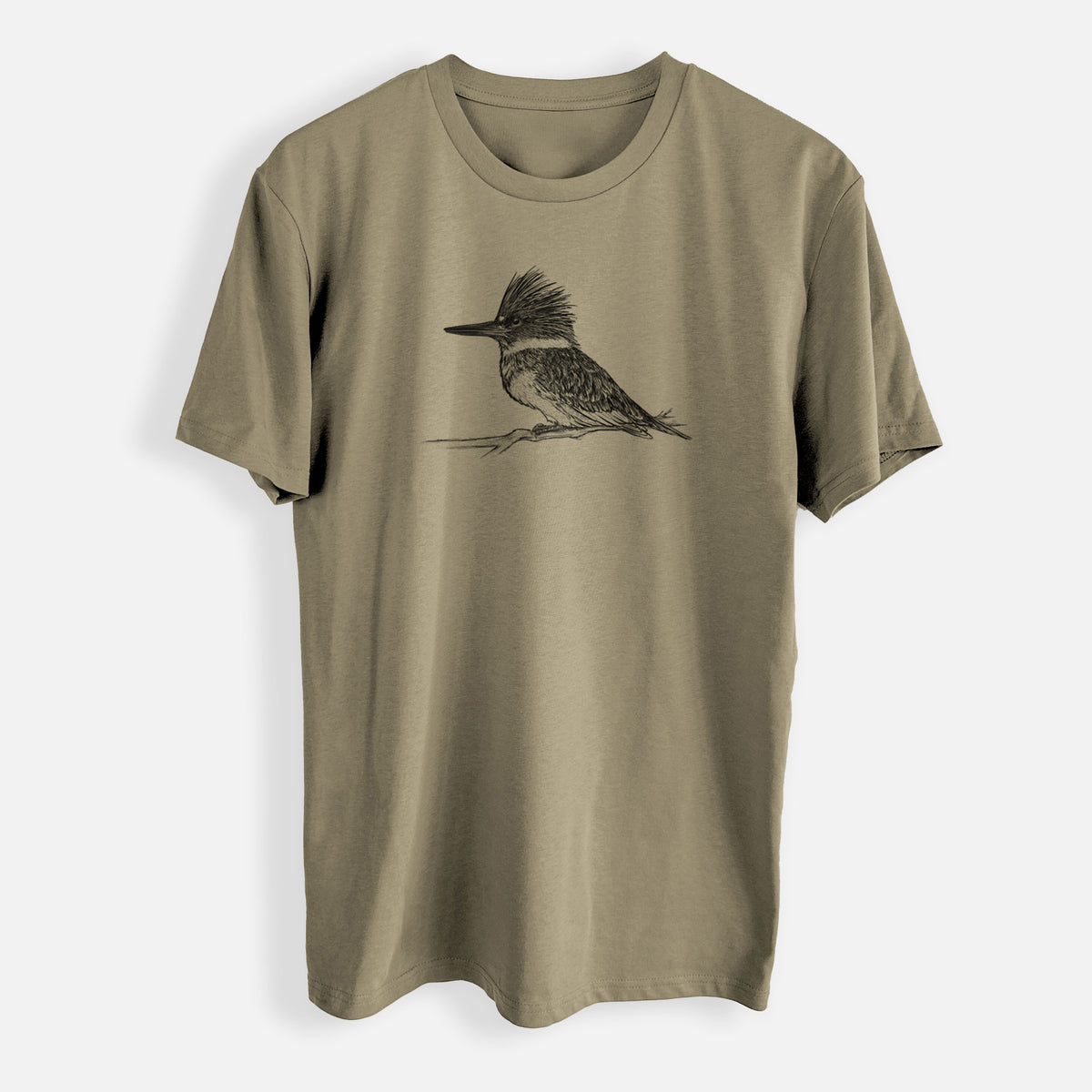 Belted Kingfisher - Megaceryle alcyon - Mens Everyday Staple Tee