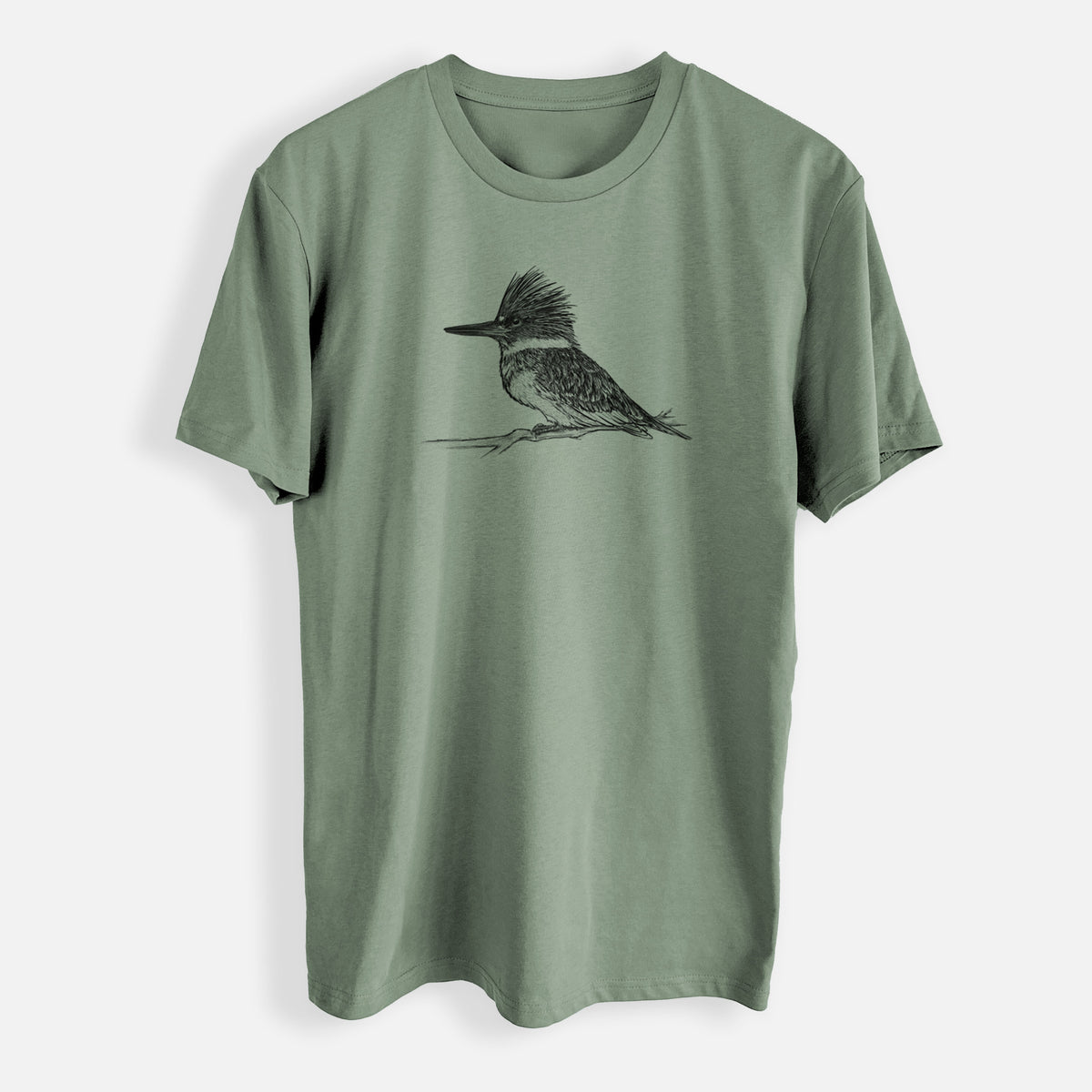 Belted Kingfisher - Megaceryle alcyon - Mens Everyday Staple Tee