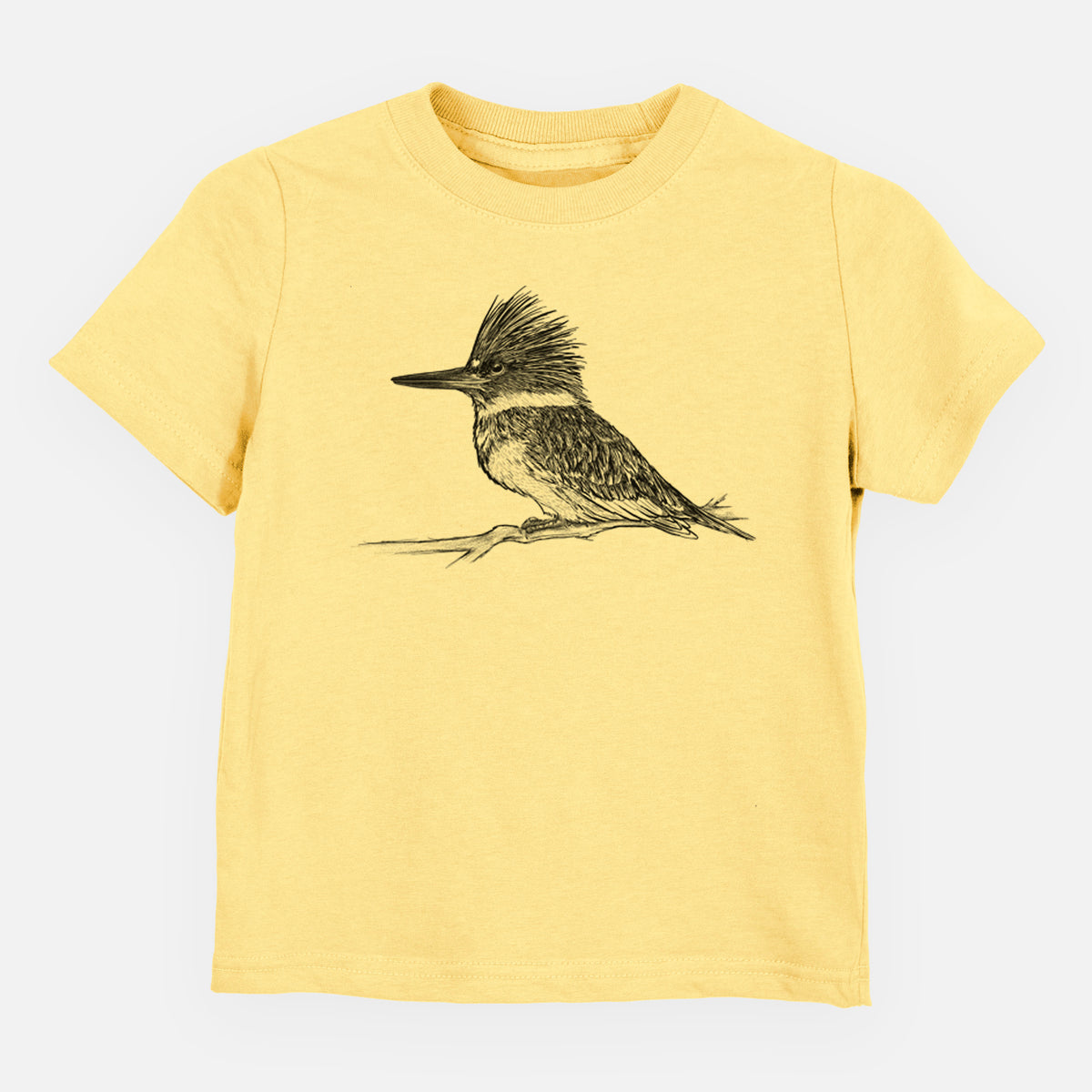 Belted Kingfisher - Megaceryle alcyon - Toddler/Youth Shirt