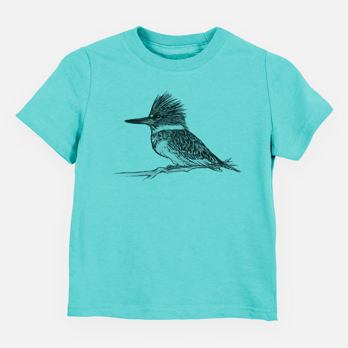 Belted Kingfisher - Megaceryle alcyon - Toddler/Youth Shirt