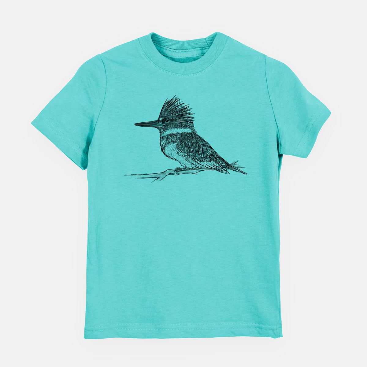 Belted Kingfisher - Megaceryle alcyon - Toddler/Youth Shirt