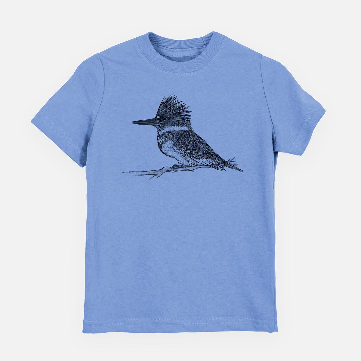 Belted Kingfisher - Megaceryle alcyon - Youth Shirt