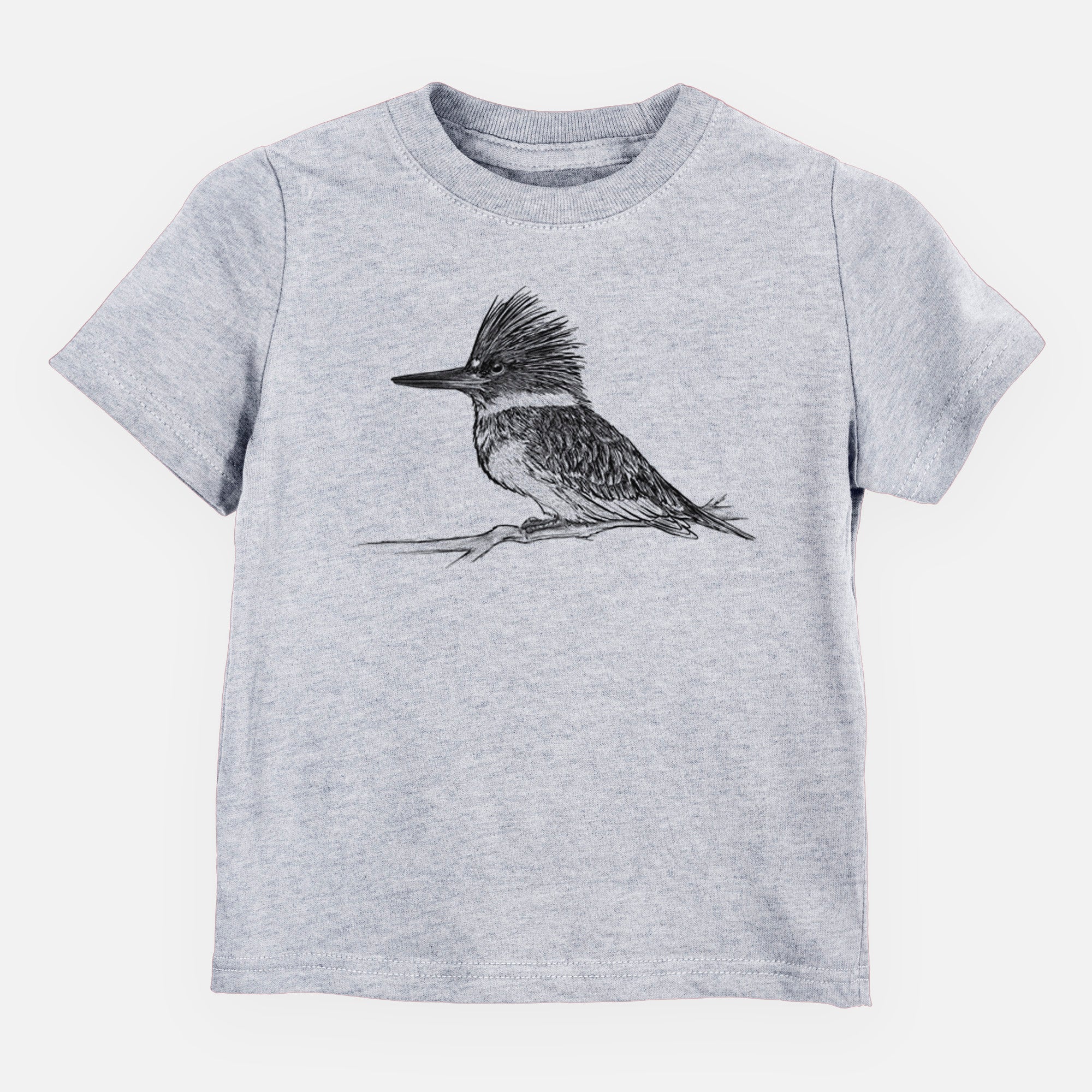 Belted Kingfisher - Megaceryle alcyon - Toddler/Youth Shirt