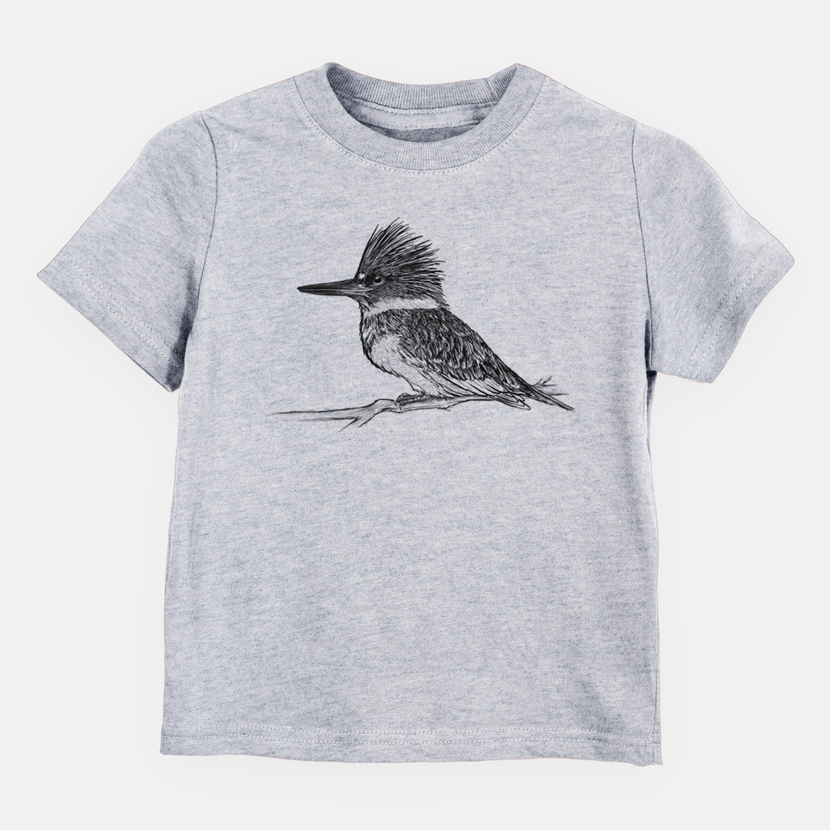 Belted Kingfisher - Megaceryle alcyon - Toddler/Youth Shirt